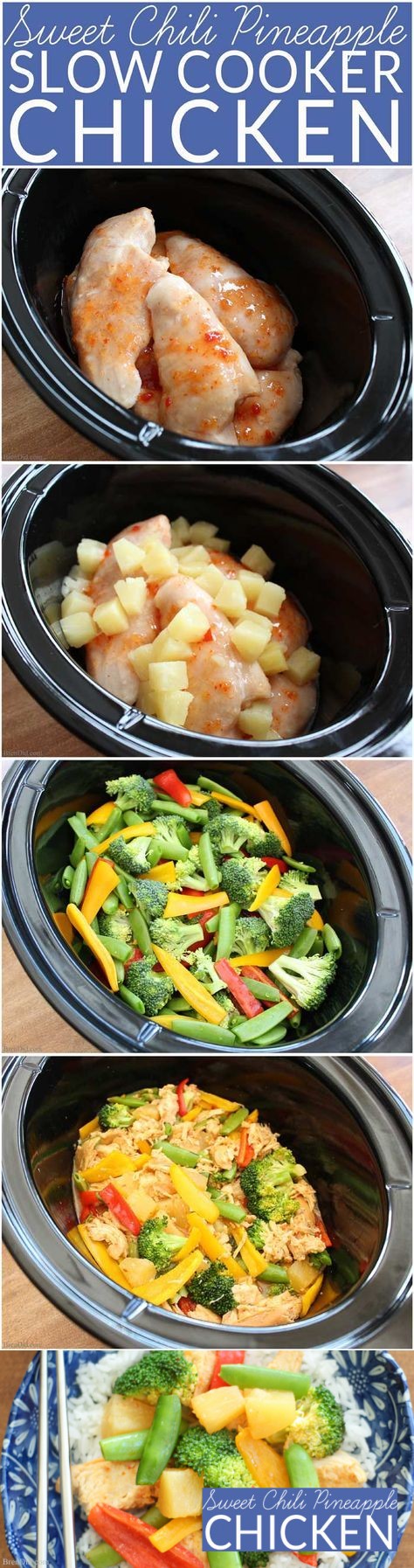 Sweet Chili Pineapple Chicken Easy Crockpot