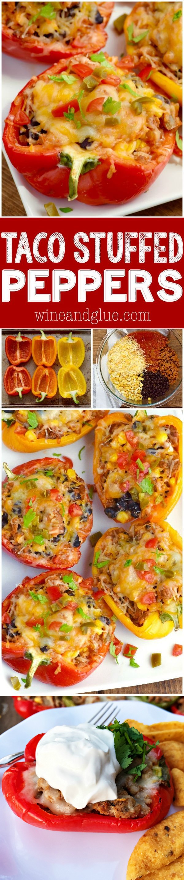 Taco-Stuffed Peppers