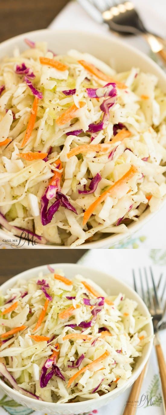 Tangy Vinegar Based Slaw