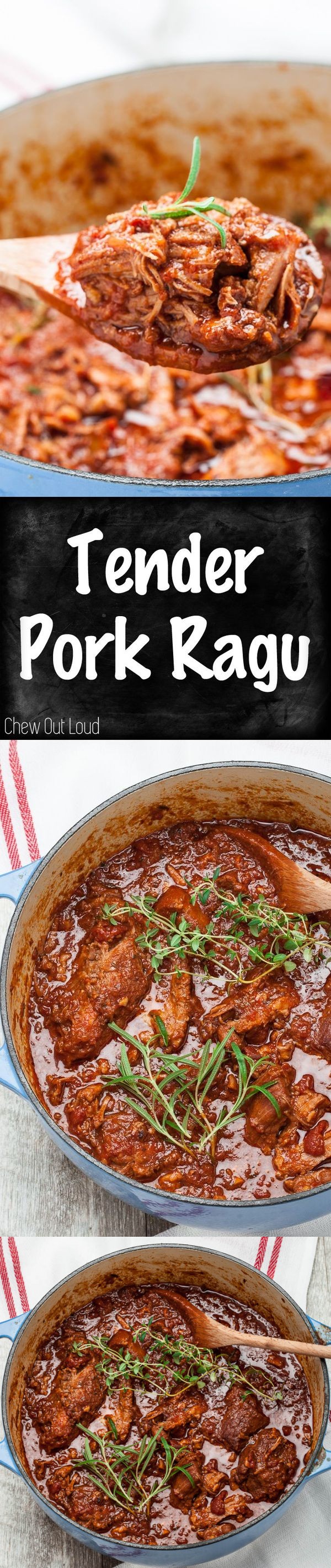 Tender Stovetop Pork Ragu