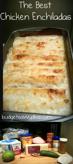 The Best Chicken Enchiladas