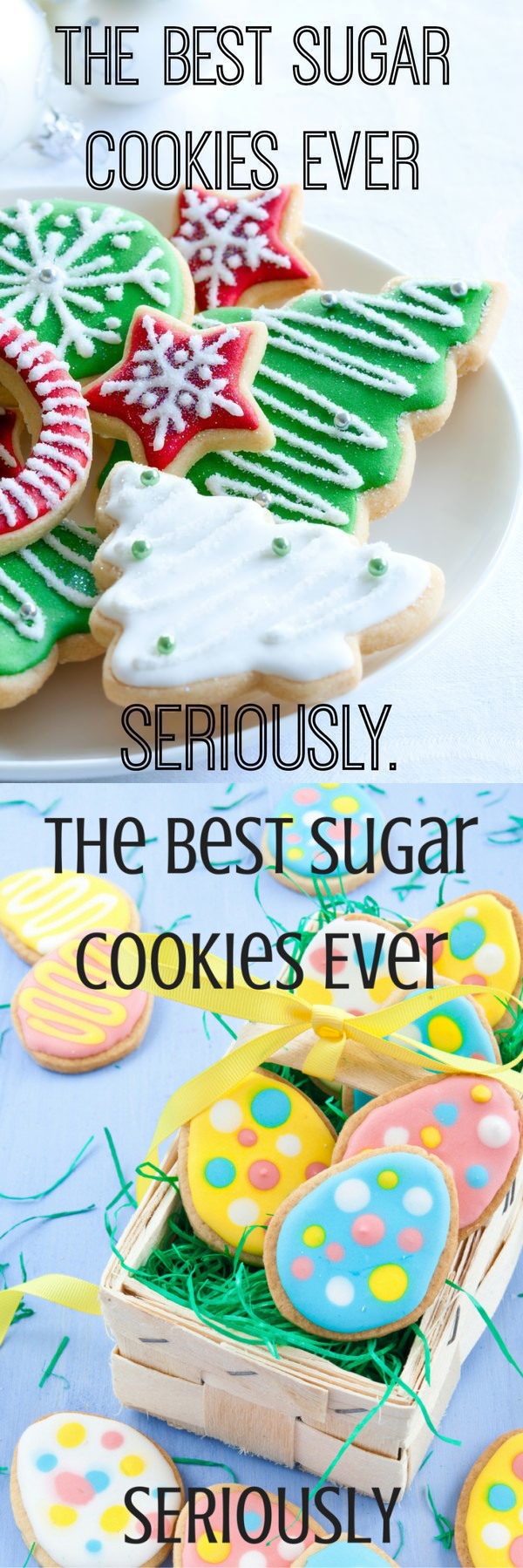 The BEST Holiday Sugar Cookies :: Seriously