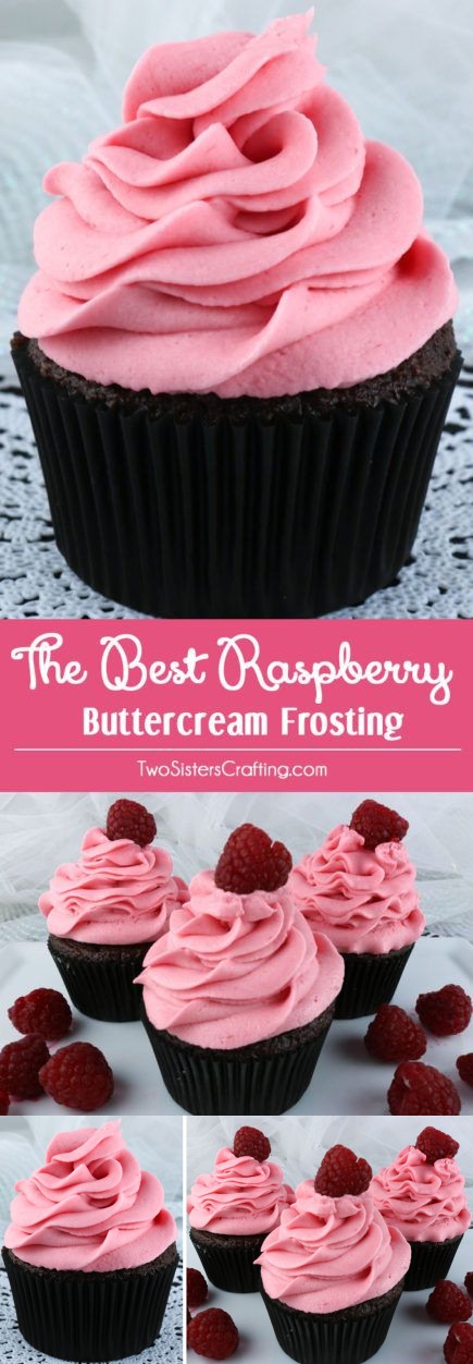 The Best Raspberry Buttercream Frosting