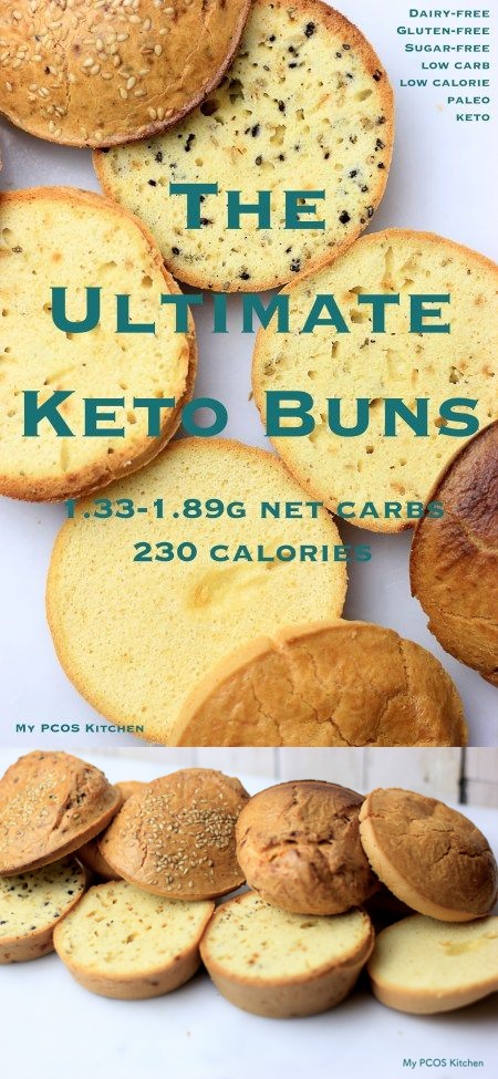 The Ultimate Keto Buns (Paleo/Low Carb/Gluten & Dairy-free