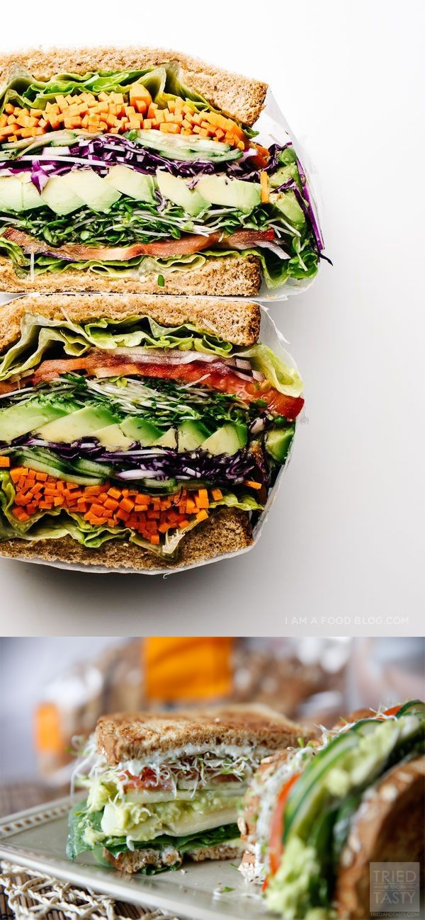 The Ultimate Veggie Sandwich