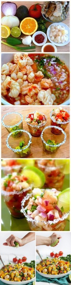 Tropical Shrimp Ceviche