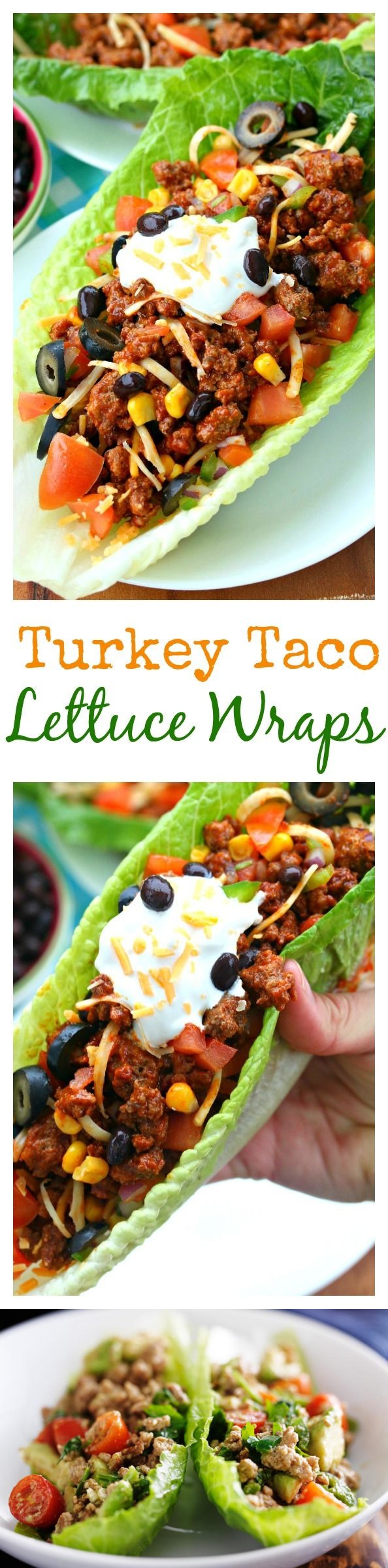 Turkey Taco Lettuce Wraps