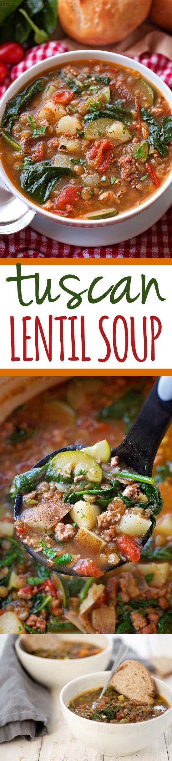 Tuscan Lentil Soup