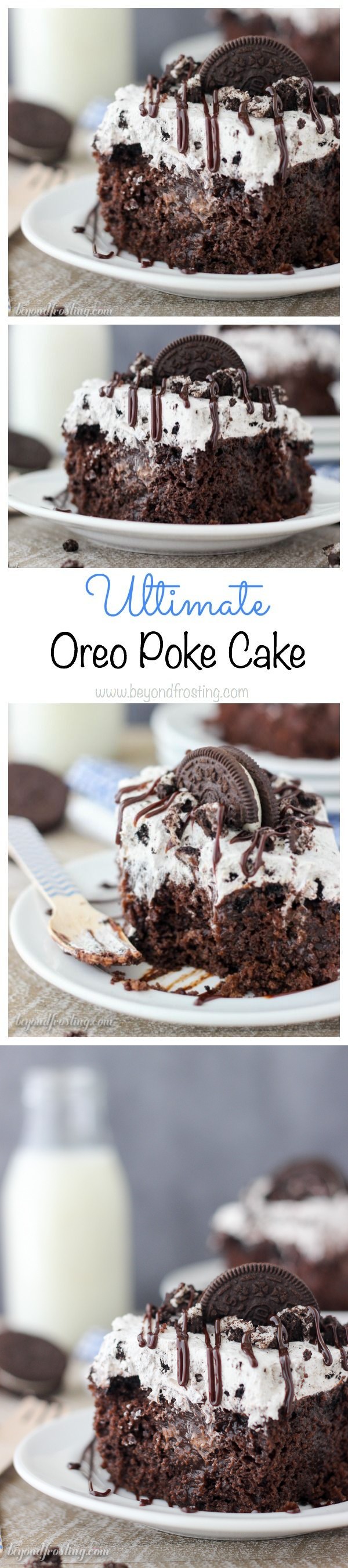 Ultimate Oreo Poke Cake