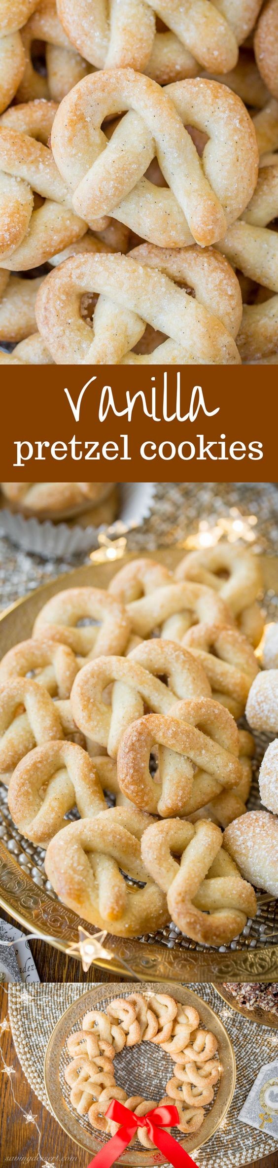 Vanilla Pretzel Cookies