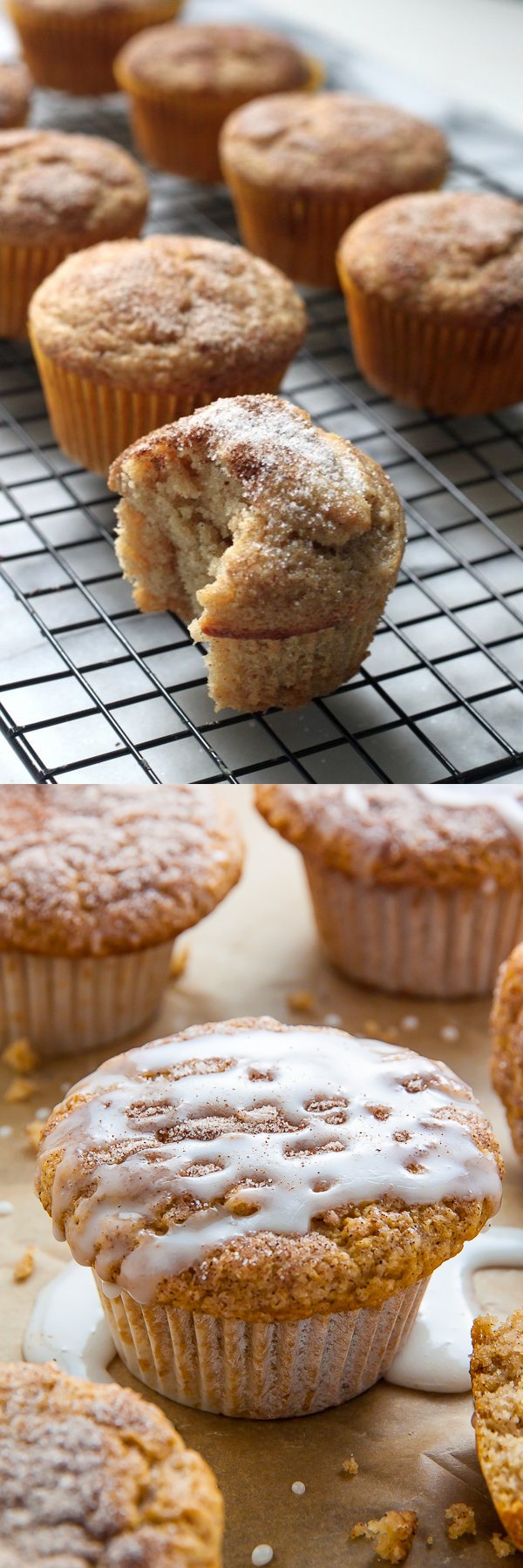 (Vegan Cinnamon Sugar Doughnut Muffins