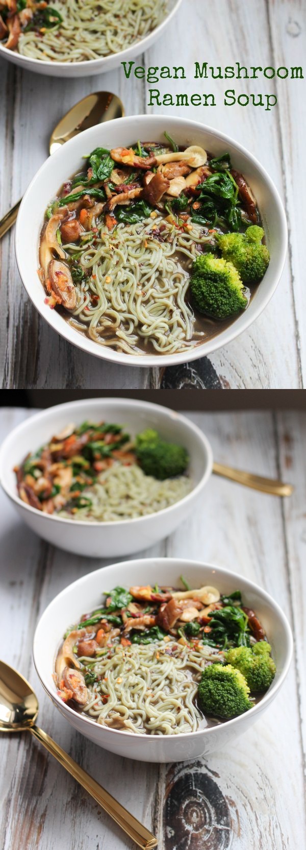 Vegan Mushroom Ramen Soup