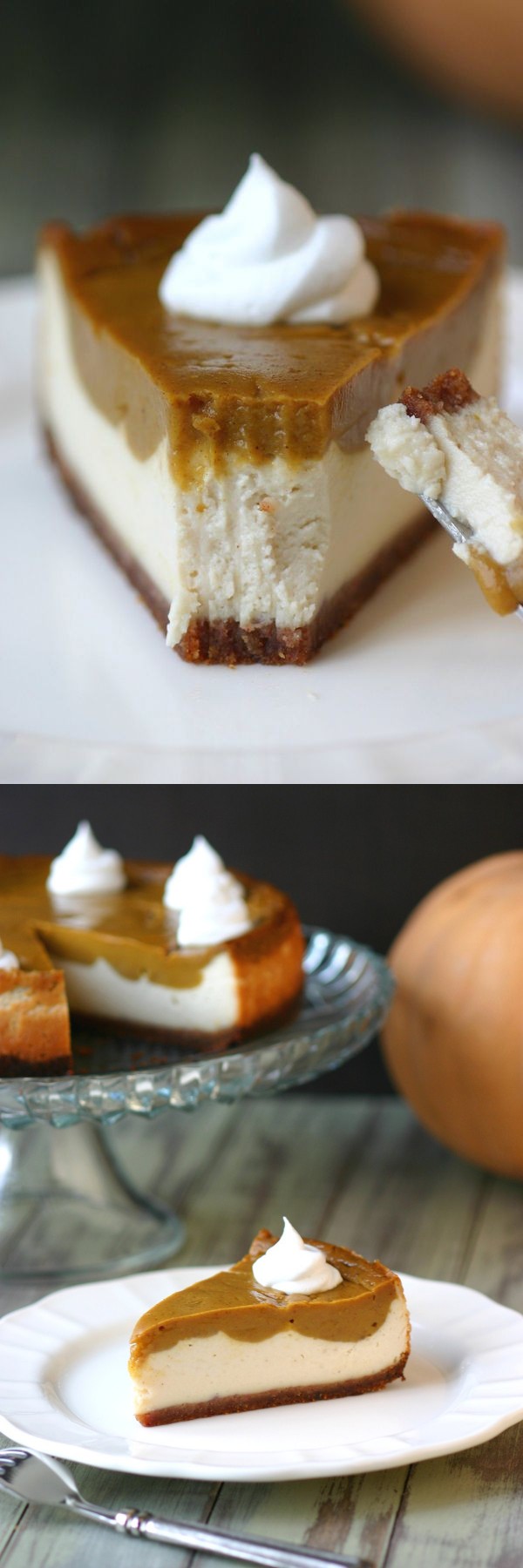 Vegan Pumpkin Pie Cheesecake