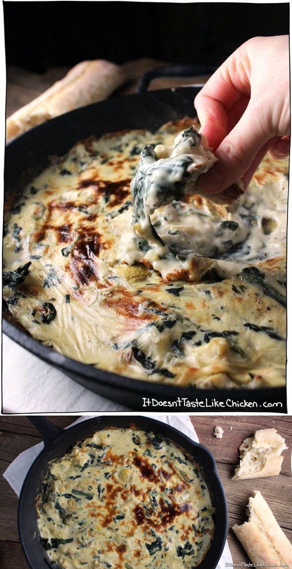 Vegan Spinach & Artichoke Dip