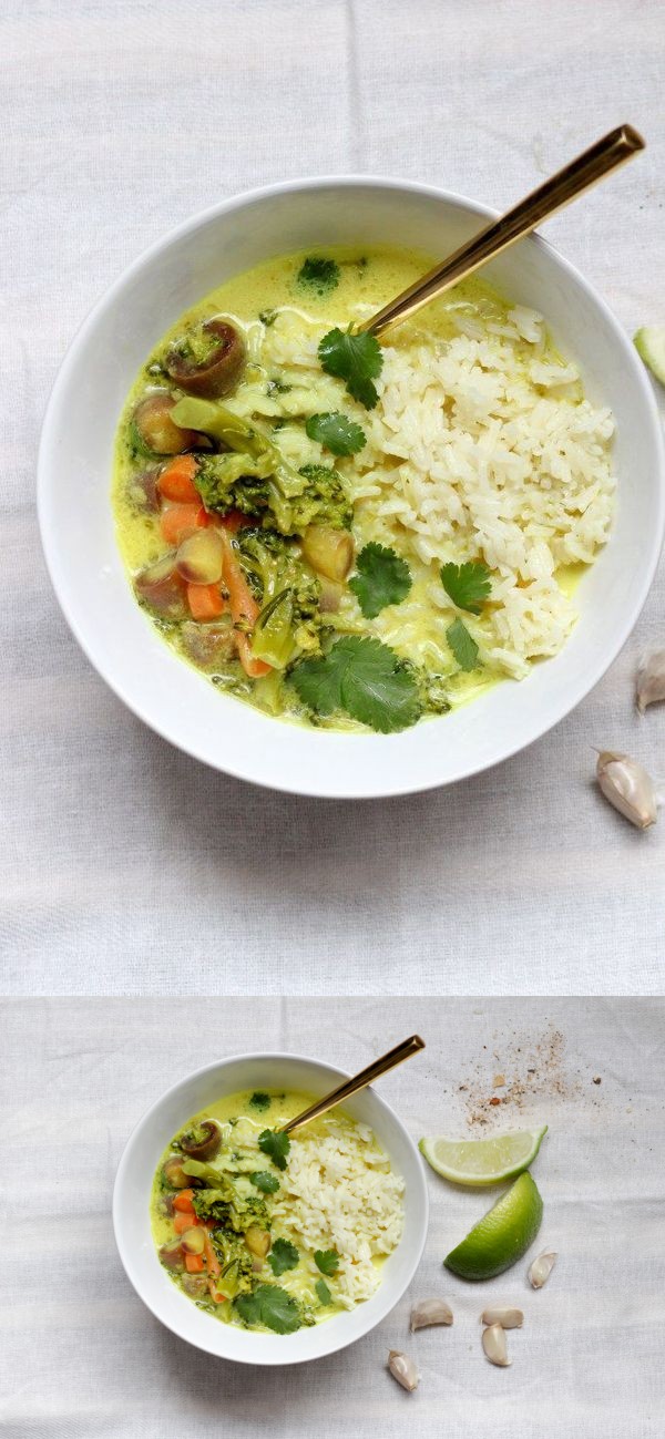 Vegan Turmeric & Coconut Milk Vegetable Bowl