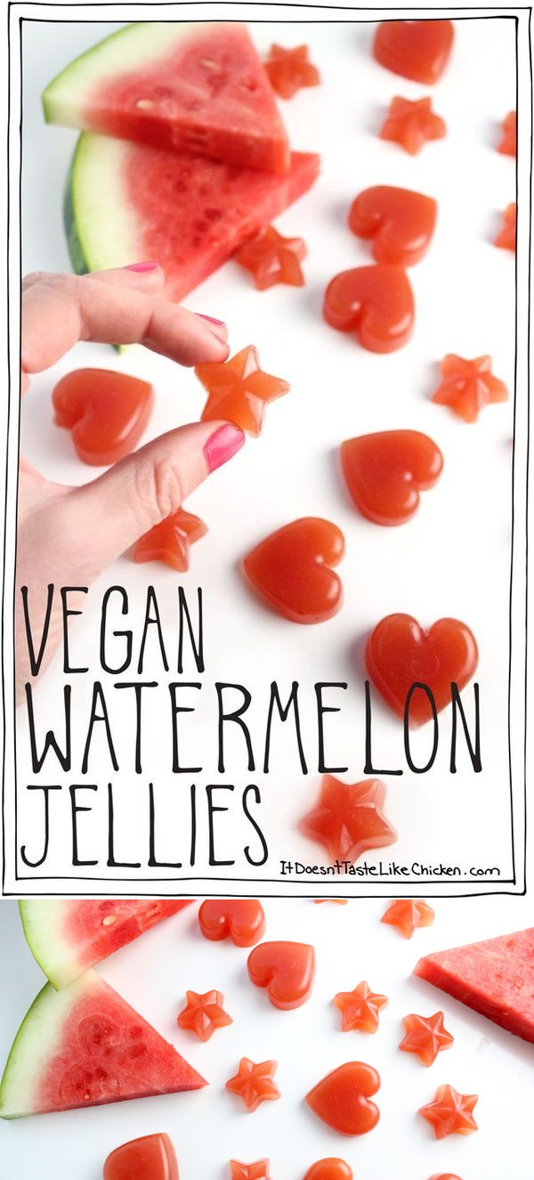 Vegan Watermelon Jellies