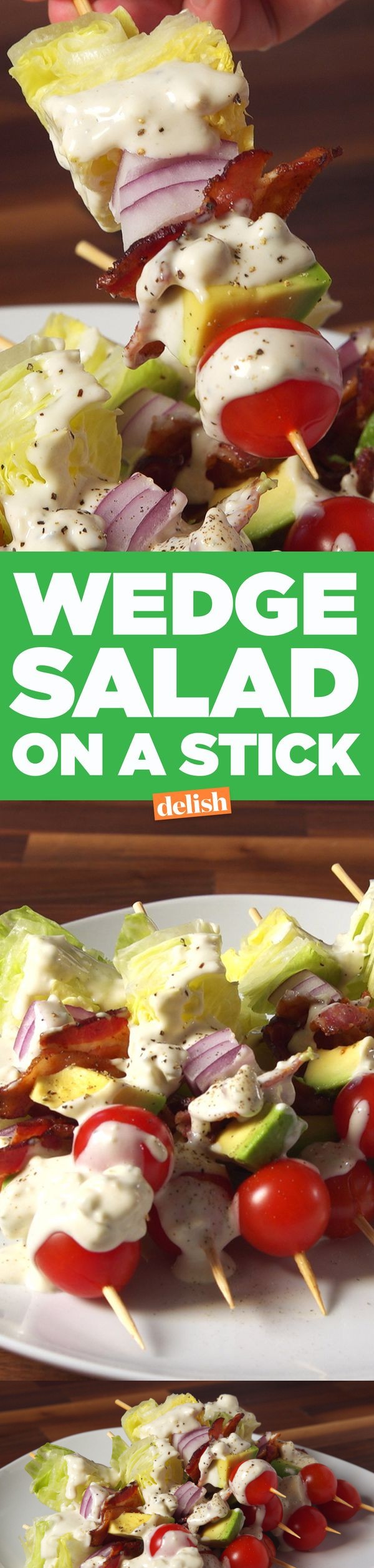 Wedge Salad On A Stick