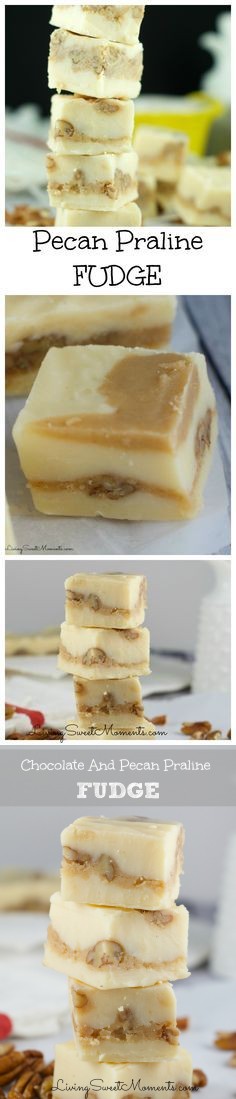 White Pecan Praline Fudge