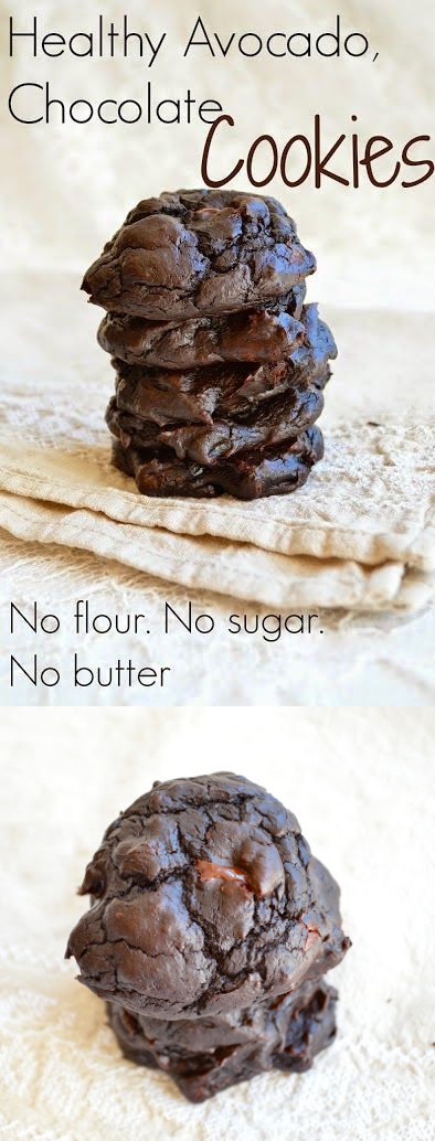 Healthy Avocado Chocolate Cookies