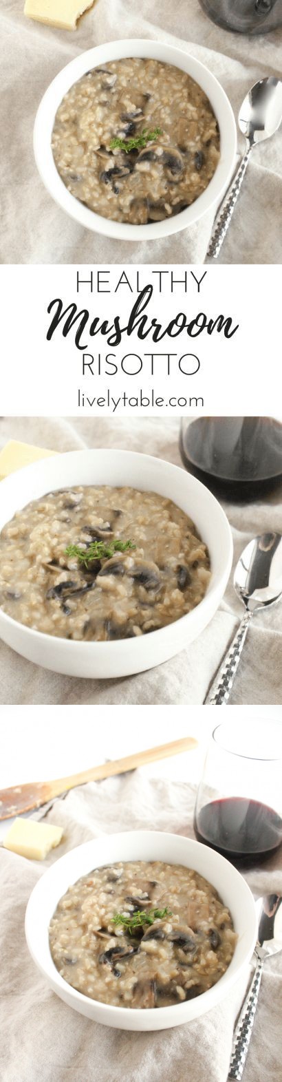 Healthy Mushroom Risotto