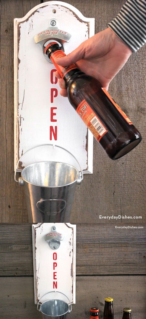 How to Make a Wall-Mounted Bottle Opener