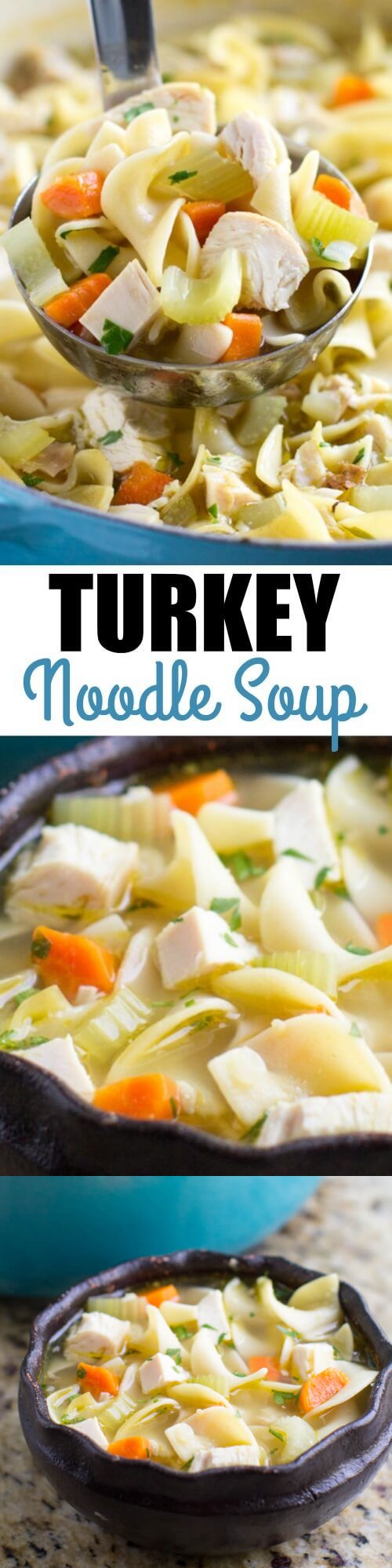 Leftover Turkey Noodle Soup