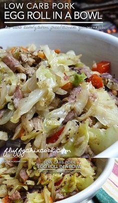 Low Carb Egg Roll In A Bowl
