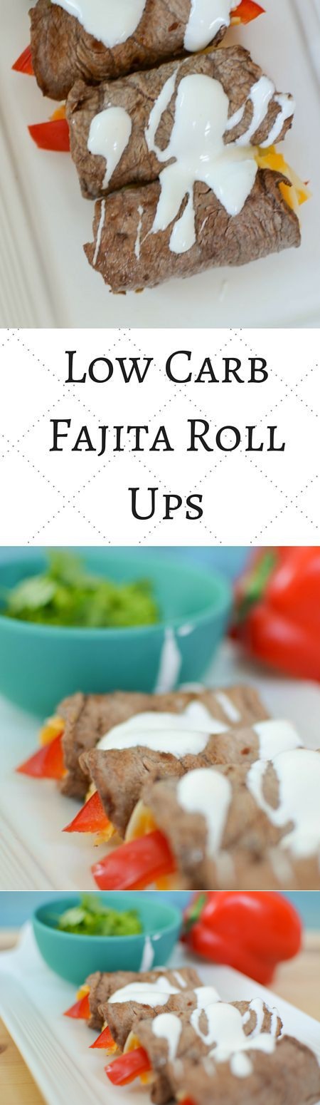 Low Carb Fajita Roll Ups