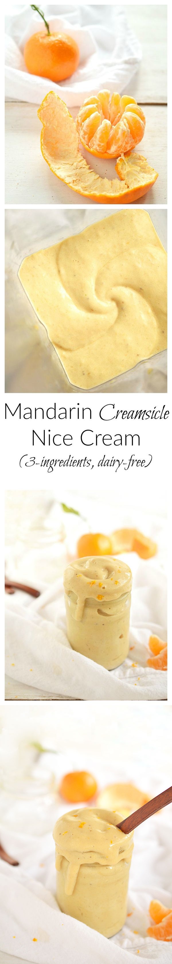 Mandarin Creamsicle Nice Cream