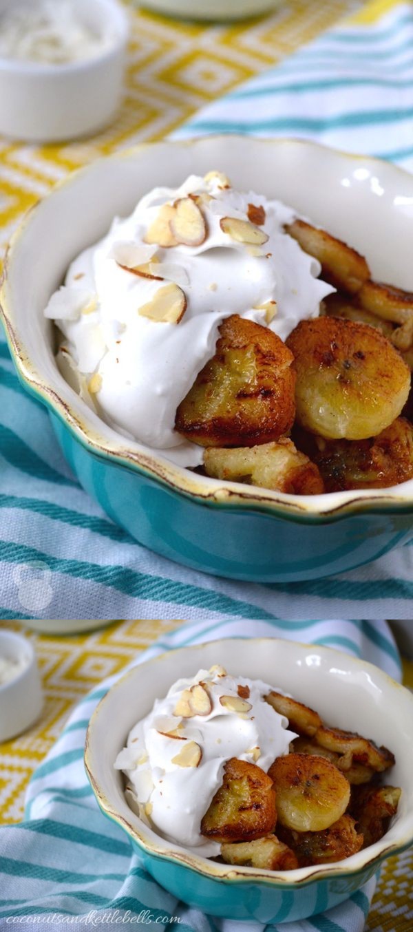 Pan-Fried Bananas with Coconut Cream