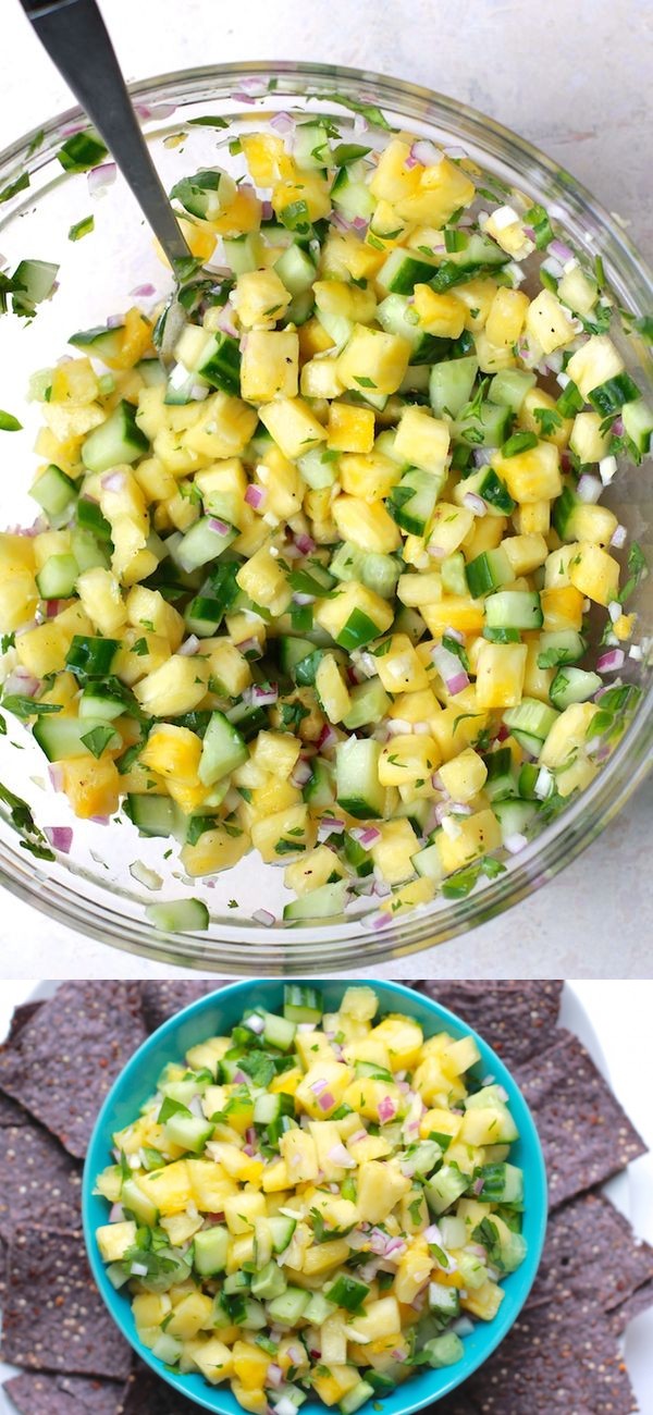 Pineapple Cucumber Salsa