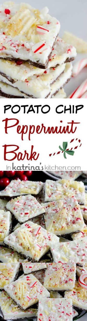 Potato Chip Peppermint Bark