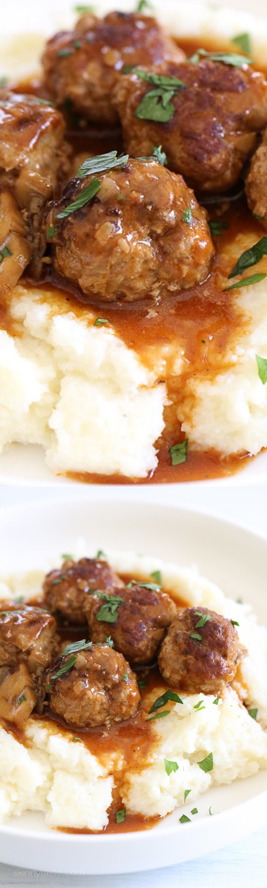 Salisbury Steak Meatballs (Instant Pot, Stove Top, Slow Cooker