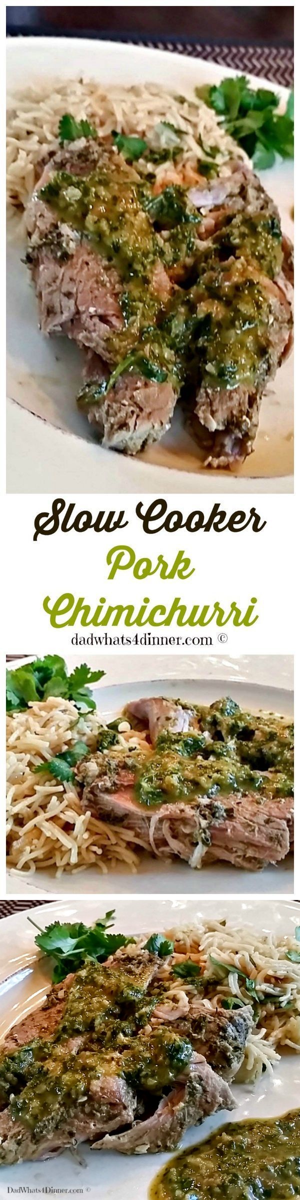 Slow Cooker Pork Chimichurri