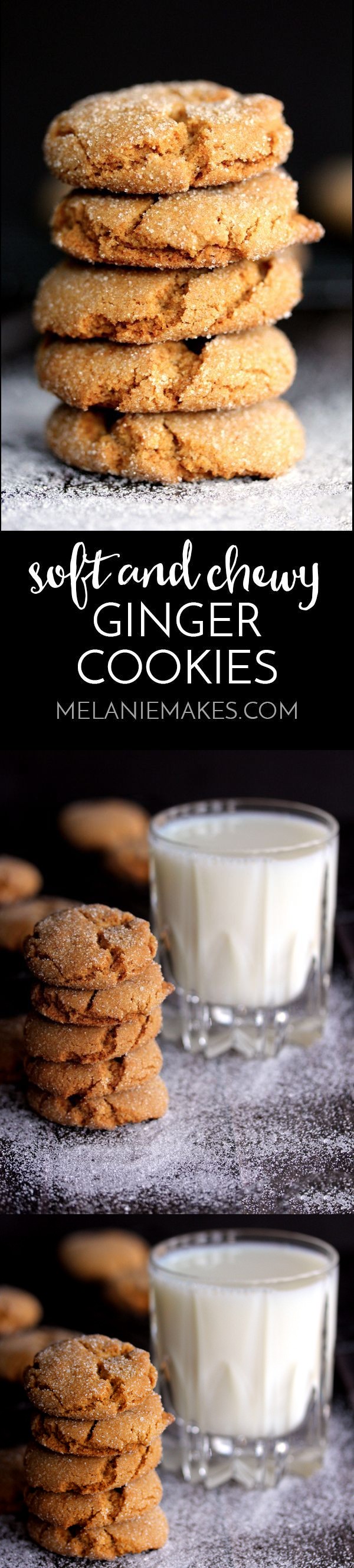 Soft and Chewy Ginger Cookies
