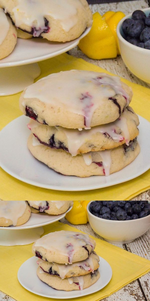 Soft Blueberry Cookies
