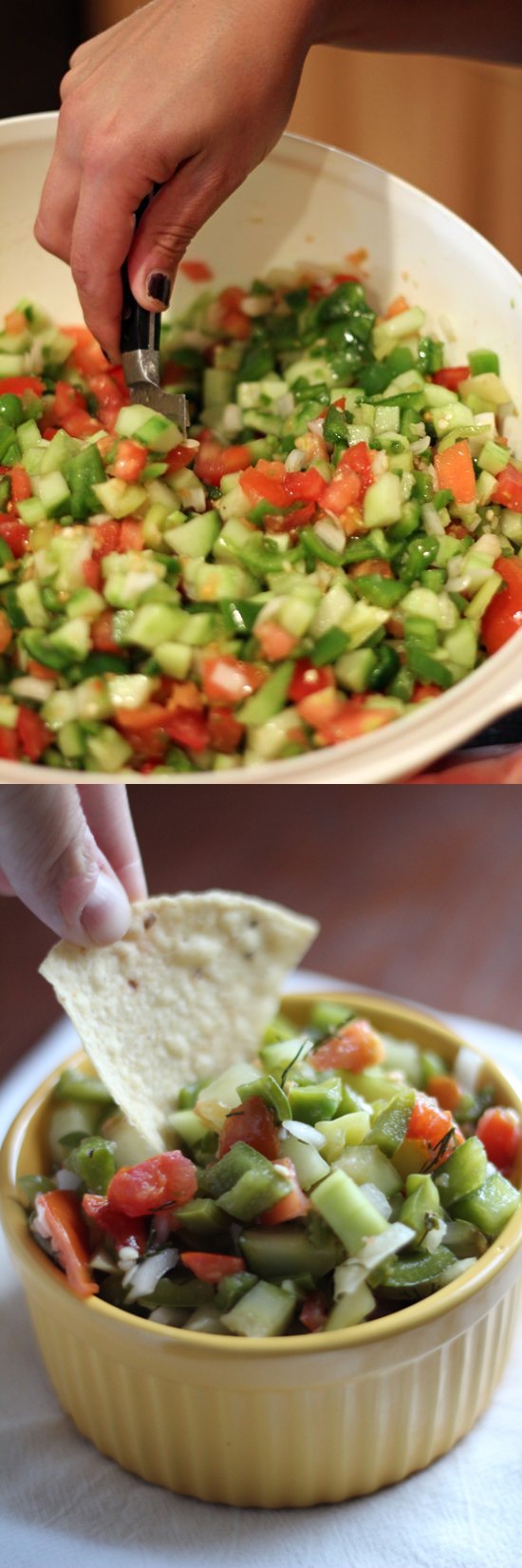 Spicy Cucumber Salsa