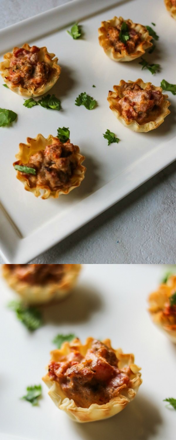 Spicy Sausage Tarts