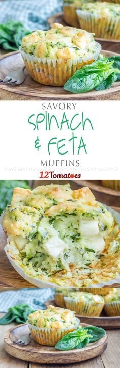 Spinach and Feta Muffins