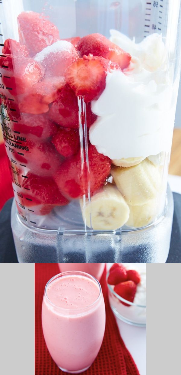 Strawberry Banana Yogurt Smoothie