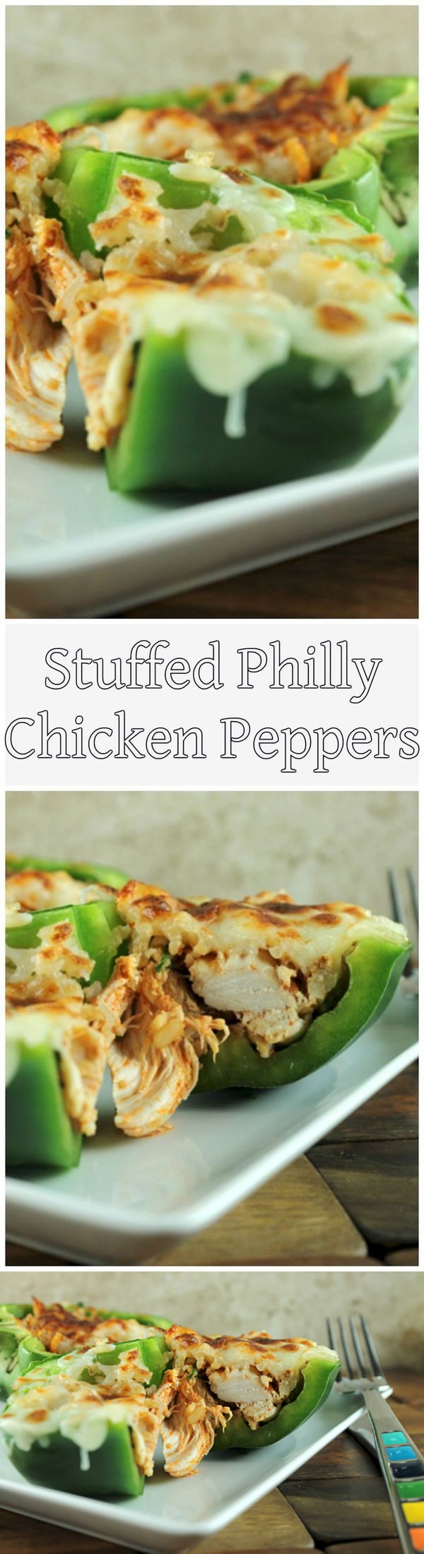 Stuffed Philly Chicken Peppers