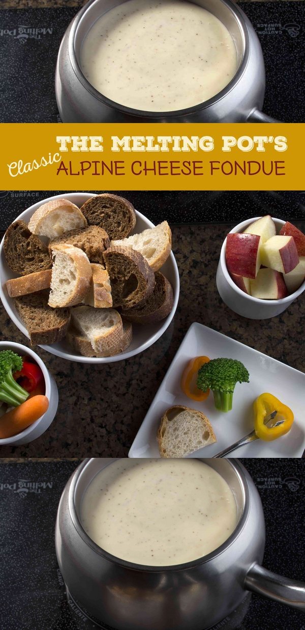 The Melting Pot's Classic Alpine Cheese Fondue