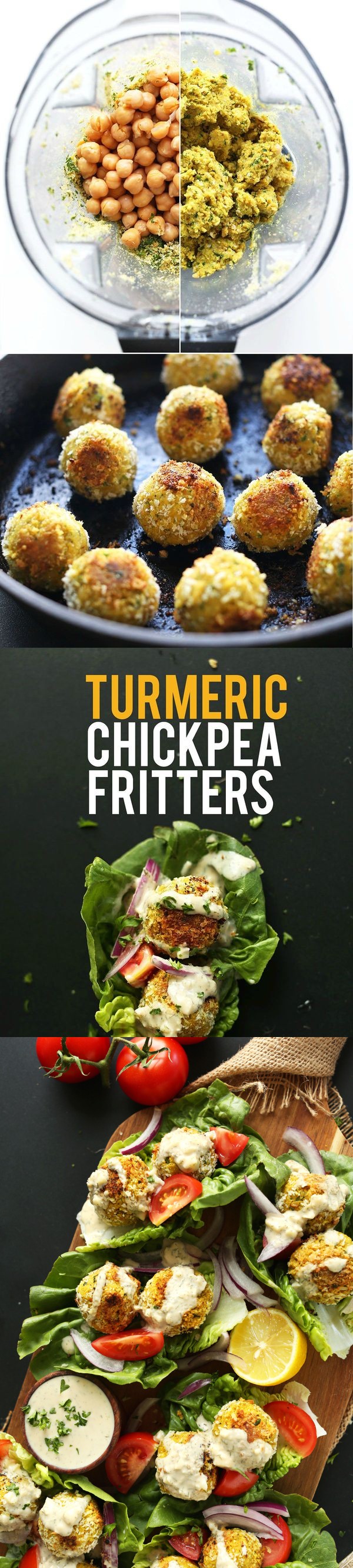 Turmeric Chickpea Fritters