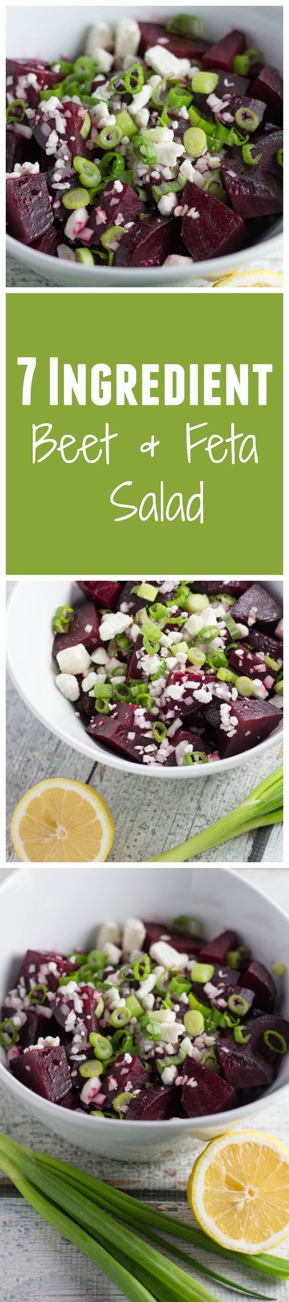 7 Ingredient Roasted Beets with Feta Salad