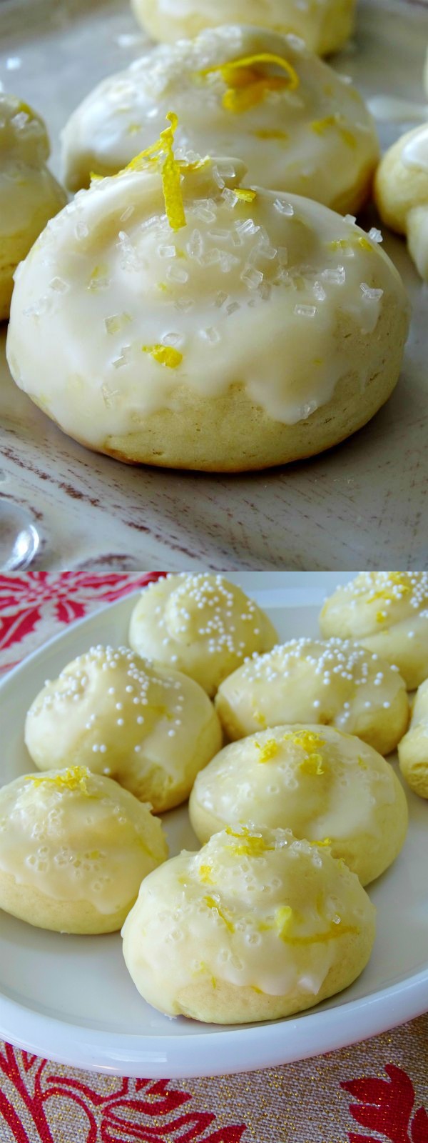 Anginetti, Italian Lemon Knot Cookies