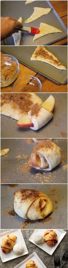 Apple Pie Crescent Bites