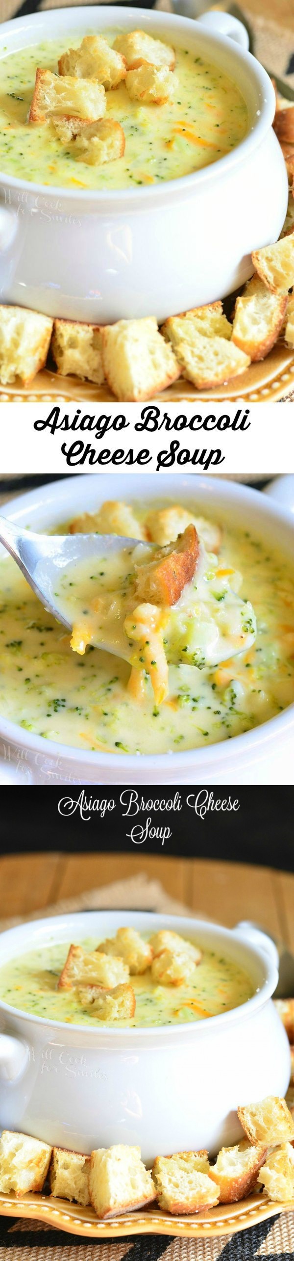 Asiago Broccoli Cheese Soup