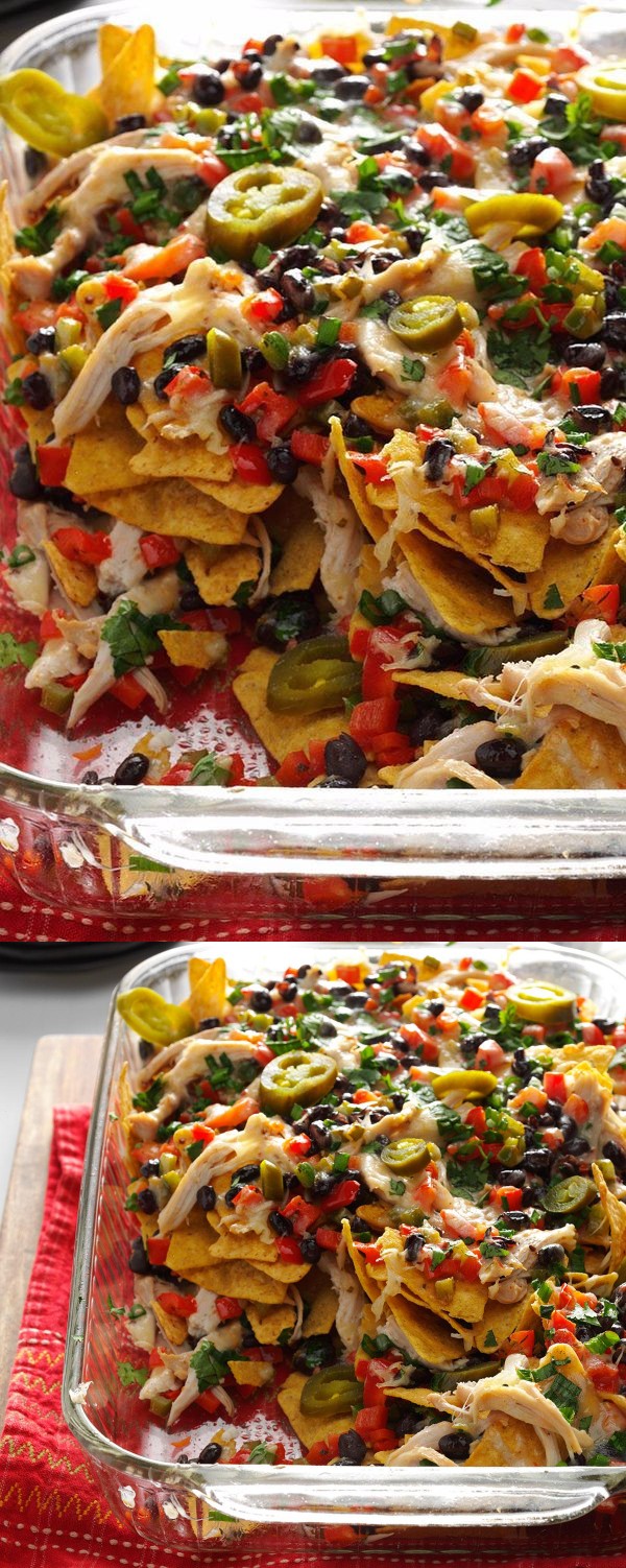 Baked Chicken Nachos