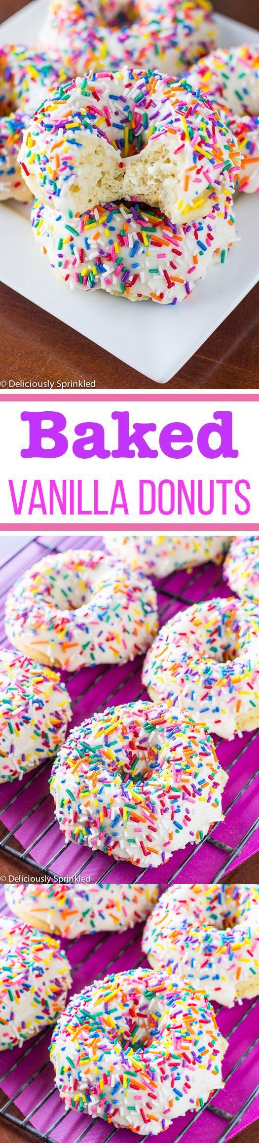 Baked Vanilla Donuts