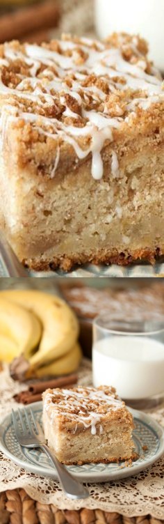 Banana Crumb Coffee Cake